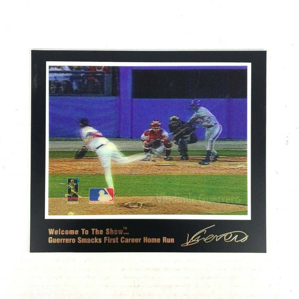 Premier Instant 3d MLB Vladimir Guerrero 1st‎ Home Run 2604/5000 6x7 Frameable